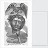 Severed head of the South American pirate Vincent Benevides by unknown