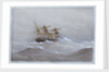 HMS 'Calliope' in heavy seas by William Frederick Mitchell