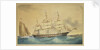Clipper ship 'Walmer Castle' by Thomas Goldsworth Dutton