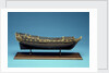 Navy Board skeleton model, starboard broadside by unknown
