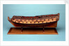 Navy Board skeleton model, port broadside by unknown