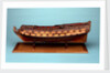 Navy Board skeleton model, port broadside by unknown
