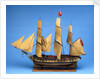 Ship of 38 guns, port broadside by unknown