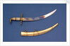 Curved bladed dirk by Cox