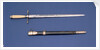 Straight-bladed dirk by Unknown