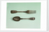 Fork and spoon relics of Sir John Franklin's last expedition by George Adams