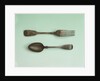 Fork and spoon relics of Sir John Franklin's last expedition by George Adams