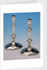 Queen Anne candlesticks by John Bache