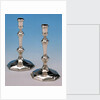 Queen Anne candlesticks by John Bache