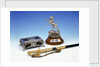 Casket, statuette and sword by Mappin & Webb