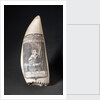 Scrimshaw whale tooth "The Sailor Boy" by unknown