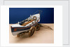 Full hull model, self-righting lifeboat with launching carriage by unknown
