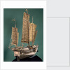 Chinese junk, starboard stern quarter by unknown
