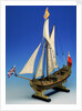 Skeleton model, royal yacht, port by unknown