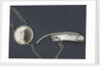 Silver presentation boatswain's call with a medallion commemorating the Blockade of Toulon. by Henry Croswell