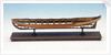 Full hull model, shallop, port broadside by Unknown