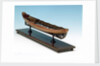 Full hull model, shallop, starboard by unknown