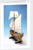 Skeleton model, royal yacht, port stern quarter by unknown