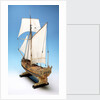Skeleton model, royal yacht, port stern quarter by unknown