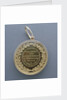 Naval Gold Medal (Flag Officer's) for The Battle of Trafalgar, 1805, reverse by Lewis Pingo