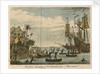 Christopher Columbus's voyage, 1492-93. First landing of Columbus in the New World by W B Rye