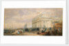 Greenwich Hospital, showing buildings and Greenwich pensioners by James Holland