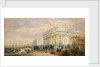 Greenwich Hospital, showing buildings and Greenwich pensioners by James Holland