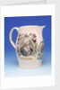 Creamware jug by J. Mollart