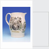 Creamware jug by J. Mollart