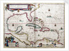 Gulf of Mexico and the Caribbean, from Blaeu's 'Atlas of the Americas' by John Blaeu