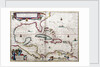 Gulf of Mexico and the Caribbean, from Blaeu's 'Atlas of the Americas' by John Blaeu