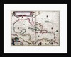Gulf of Mexico and the Caribbean, from Blaeu's 'Atlas of the Americas' by John Blaeu