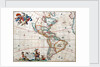Sheet from Bleau's 'Atlas of the Americas' by John Blaeu