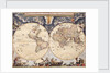 World map from the Blaeu Atlas, 17th century by John Blaeu