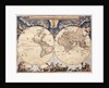 World map from the Blaeu Atlas, 17th century by John Blaeu