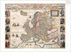 Map of Europe from the Blaeu Atlas, 17th century by John Blaeu