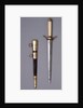 8" straight blade dirk between 1770 and 1790 by Unknown
