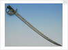 Slotted hilt hanger (sword), circa 1800 by unknown
