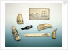Engraved sperm whale's tooth by unknown