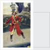 Pirate captain on deck by Howard Pyle