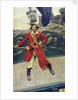 Pirate captain on deck by Howard Pyle