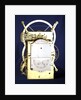 Marine timekeeper H3, front by John Harrison