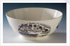 Queen's ware 'Boat Race Day' bowl designed by Eric Ravilious for Josiah Wedgwood & Sons by Eric Ravilious