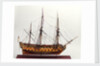 Ship of 50 guns by unknown