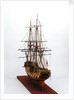 Ship of 50 guns by unknown