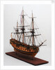 Ship of 50 guns by unknown