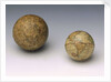 Terrestrial and celestial spheres by Johann Bernard Bauer