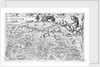 Section plate from Francesco Camocio's 'Cosmographia Universalis', 1567, taken from the atlas 'Tavole Moderne di Geografia' by unknown