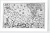 Section plate from Francesco Camocio's 'Cosmographia Universalis', 1567, taken from the atlas 'Tavole Moderne di Geografia' by unknown