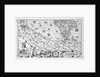 Section plate from Francesco Camocio's 'Cosmographia Universalis', 1567, taken from the atlas 'Tavole Moderne di Geografia' by unknown